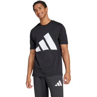 Koszulka męska adidas Essentials Big Logo Single Jersey Tee czarna JE8945