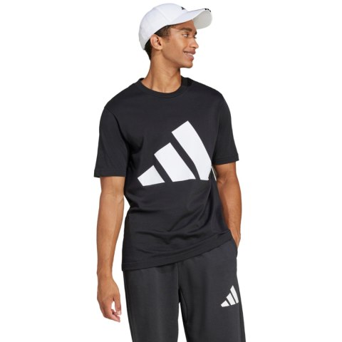 Koszulka męska adidas Essentials Big Logo Single Jersey Tee czarna JE8945