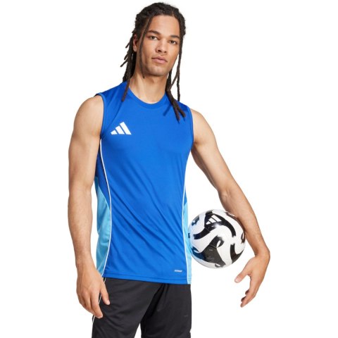 Koszulka męska adidas Tiro 25 Competition Sleeveless Jersey niebieska JI6575