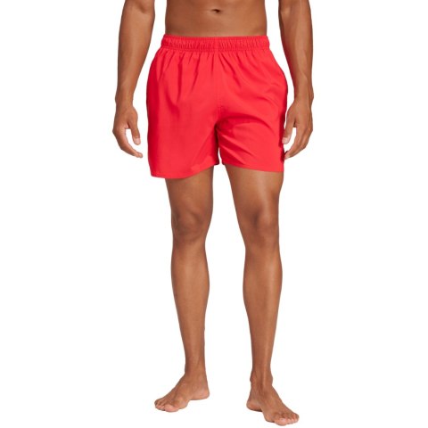 Spodenki kąpielowe męskie adidas Solid CLX Short-Length czerwone JC9919