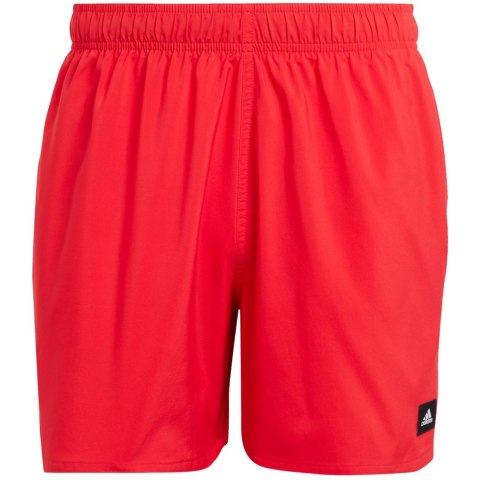 Spodenki kąpielowe męskie adidas Solid CLX Short-Length czerwone JC9919
