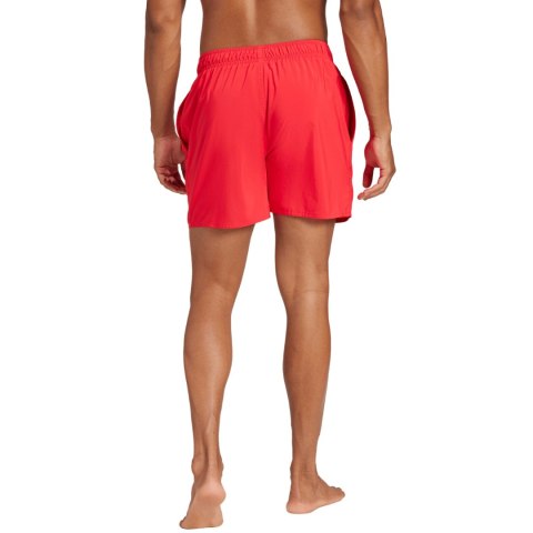 Spodenki kąpielowe męskie adidas Solid CLX Short-Length czerwone JC9919