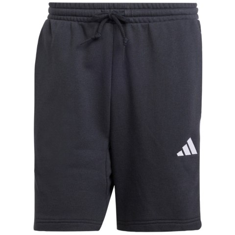 Spodenki męskie adidas Essential 3-Stripes French Terry czarne JE6414