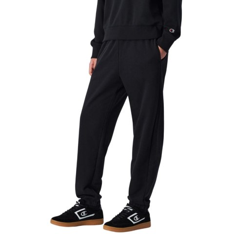 Spodnie damskie Champion Elastic Cuff Pants czarne 117790 KK001