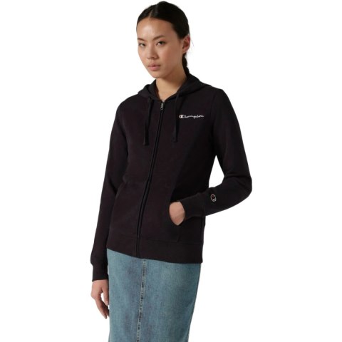 Bluza damska Champion Full Zip Hoodie Sweatshirt czarna 118099 KK001
