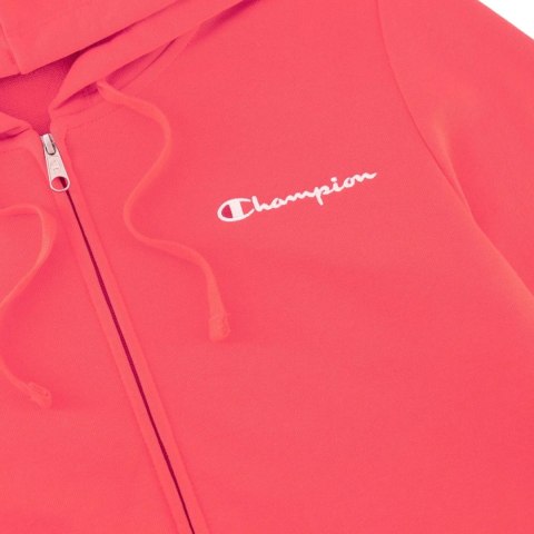 Bluza damska Champion Full Zip Hoodie Sweatshirt różowa 118099 PS203