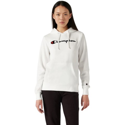 Bluza damska Champion Hooded Sweatshirt biała 118097 WW001