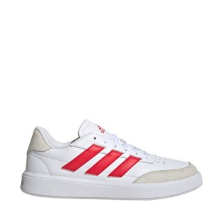 Buty męskie adidas Courtblock biało-czerwone JP5342