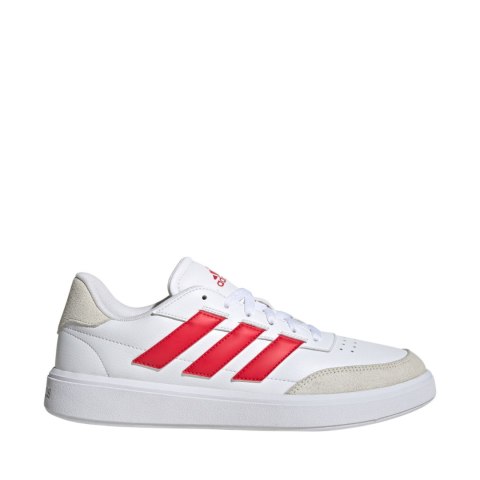 Buty męskie adidas Courtblock biało-czerwone JP5342