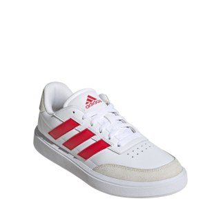 Buty męskie adidas Courtblock biało-czerwone JP5342
