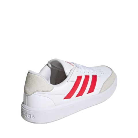 Buty męskie adidas Courtblock biało-czerwone JP5342