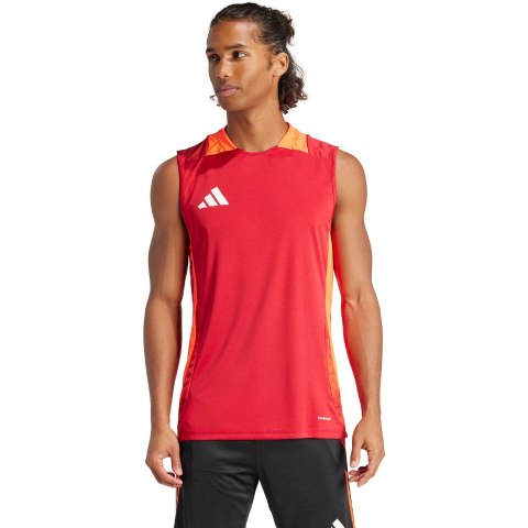 Koszulka męska adidas Tiro 24 Competition Training Sleeveless Jersey czerwona IR5474