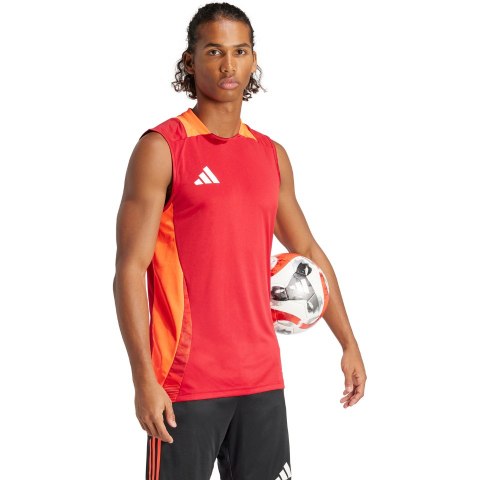 Koszulka męska adidas Tiro 24 Competition Training Sleeveless Jersey czerwona IR5474