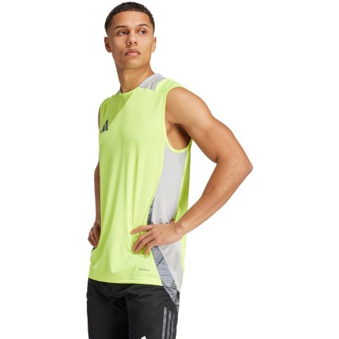 Koszulka męska adidas Tiro 24 Competition Training Sleeveless Jersey limonkowa IR5478