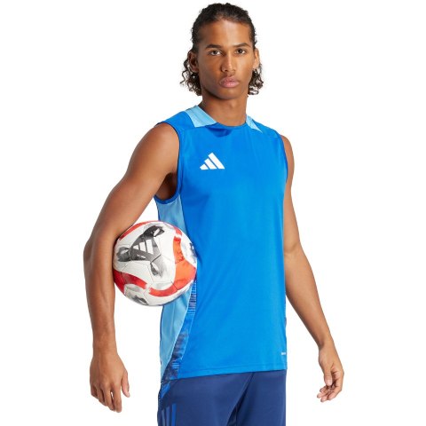 Koszulka męska adidas Tiro 24 Competition Training Sleeveless Jersey niebieska IR5475