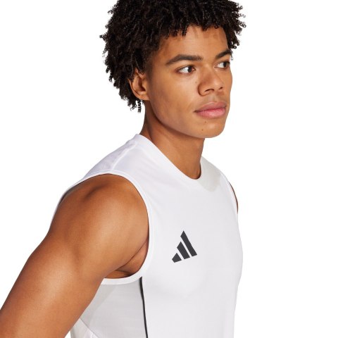 Koszulka męska adidas Tiro 25 Competition Sleeveless Jersey biała JJ1522