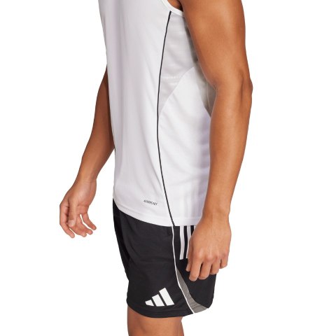 Koszulka męska adidas Tiro 25 Competition Sleeveless Jersey biała JJ1522