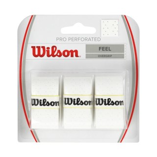 Owijka Wilson Pro Perforated Feel Overgrip biała 3 szt. WRZ4005WH