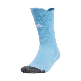 Skarpety piłkarskie adidas Football Cushioned Performance Crew błękitne JW3433