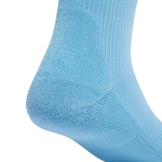 Skarpety piłkarskie adidas Football Cushioned Performance Crew błękitne JW3433