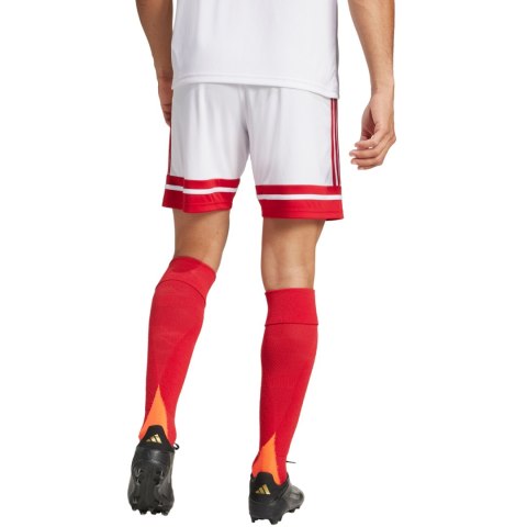 Spodenki męskie adidas Squadra 25 białe JH3404