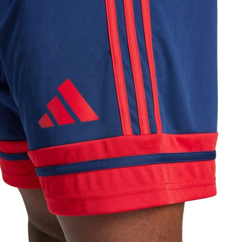 Spodenki męskie adidas Squadra 25 niebiesko-czerwone JH3408