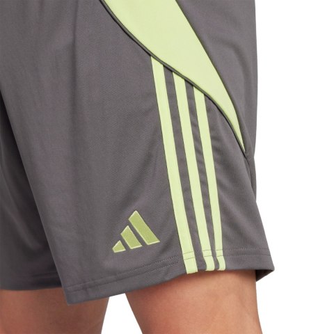 Spodenki męskie adidas Tiro 24 szaro-limonkowe JN1993