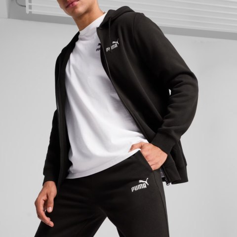 Spodnie męskie Puma Ess No.1 Logo Slim czarne 682644 01