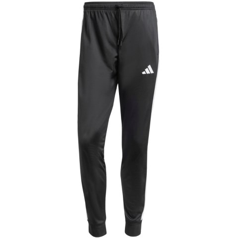 Spodnie męskie adidas 3-Stripes Tricot Regular Tapered czarne JI8809