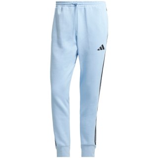 Spodnie męskie adidas Essentials 3-Stripes Fleece błękitne JE6315