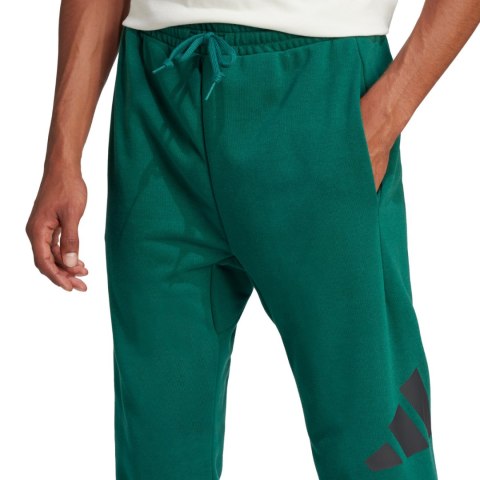 Spodnie męskie adidas Essentials Big Logo French Terry zielone JE8971