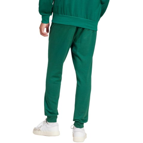 Spodnie męskie adidas Essentials Feel Cozy French Terry zielone JE3858