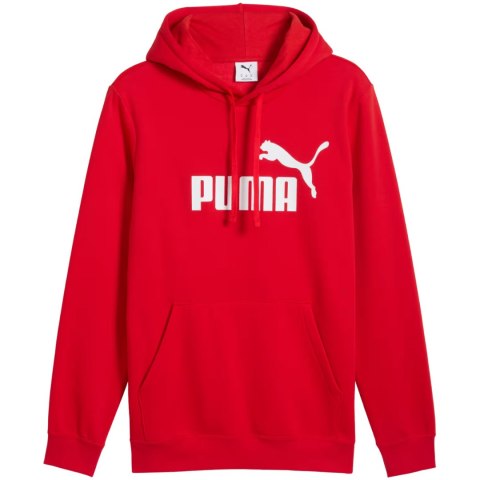 Bluza męska Puma ESS No.1 Logo Hoodie FL czerwona 682570 11