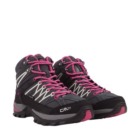 Buty trekkingowe damskie CMP Rigel Mid WP szaro-różowe 3Q12946103Q