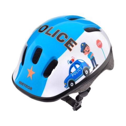 Kask rowerowy Meteor KS06 Police rozm. XS 44-48 cm 17442