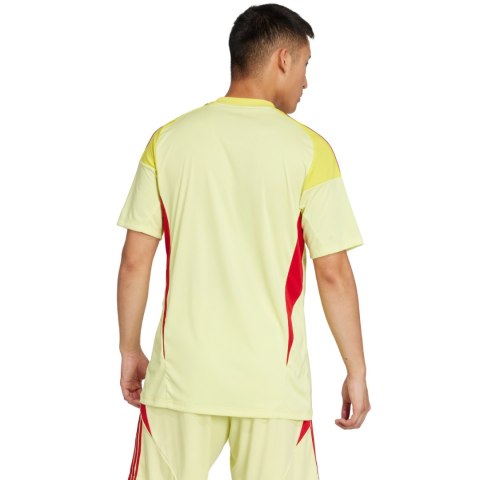 Koszulka bramkarska męska adidas Tiro 25 Competition Short Sleeve limonkowo-czerwona JN2016