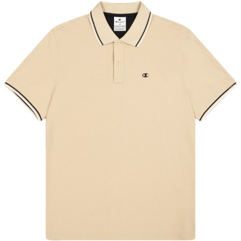 Koszulka męska Champion polo beżowa 220897 MS091