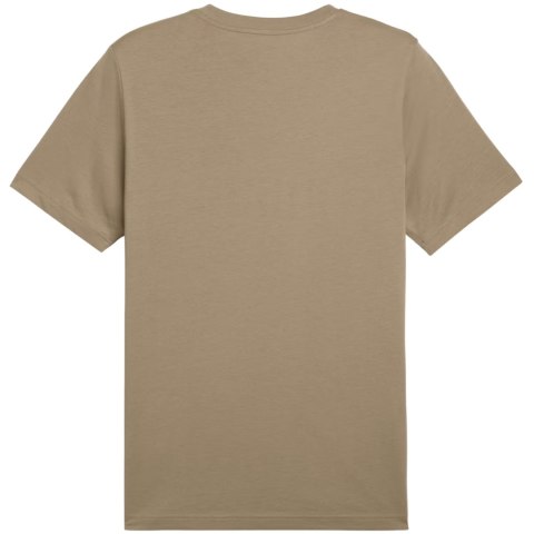 Koszulka męska Puma Ess 2 Color No.1 Logo brązowa 684708 83