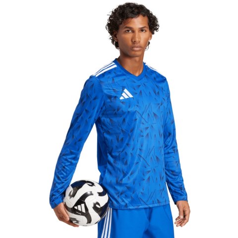 Koszulka męska adidas Team Icon 25 Jersey Long Sleeve niebieska JM6788