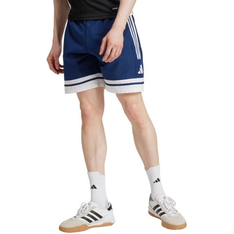 Spodenki męskie adidas Squadra 25 Downtime Woven granatowe JD2955