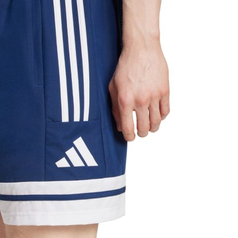 Spodenki męskie adidas Squadra 25 Downtime Woven granatowe JD2955