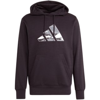 Bluza męska adidas Camo 3B Hoodie czarna JM6378