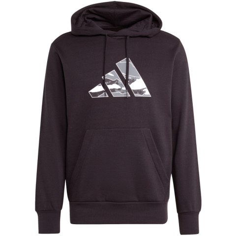 Bluza męska adidas Camo 3B Hoodie czarna JM6378