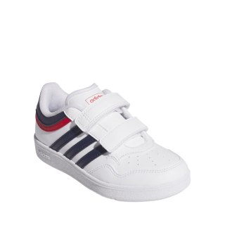 Buty dla dzieci adidas Hoops 4.0 CF biało-granatowo-czerwone JI3484