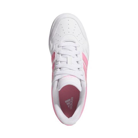 Buty dla dzieci adidas Hoops 4.0 biało-różowe JI0900