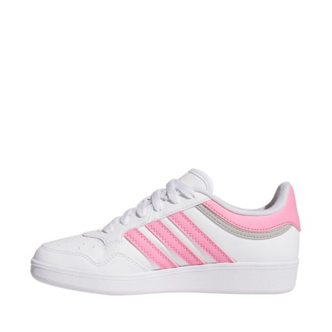 Buty dla dzieci adidas Hoops 4.0 biało-różowe JI0900