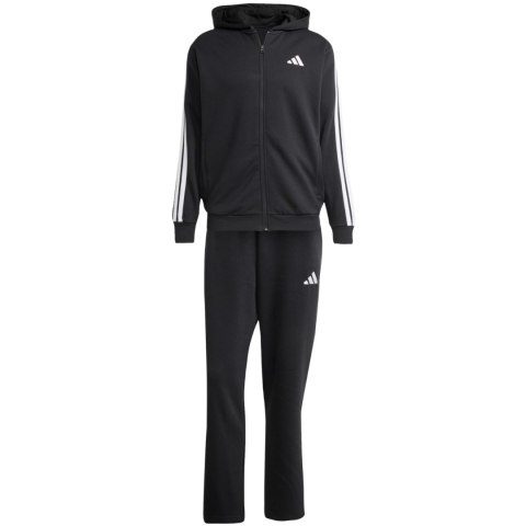 Dres męski adidas Colorblock Hooded Tracksuit czarny JL8599