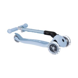 Hulajnoga SMJ Globber 3-kołowa 692-501 Junior Foldable Lights Eco jasnoniebieska