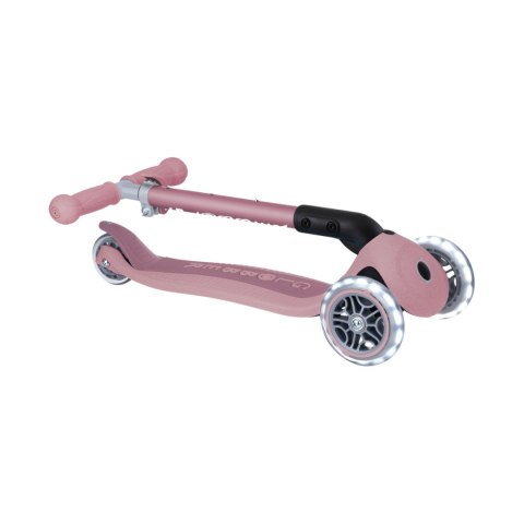 Hulajnoga SMJ Globber 3-kołowa 692-510 Junior Foldable Lights Eco pastelowy róż