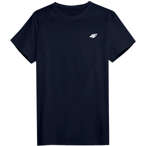 Koszulka męska 4F M3095 granatowa 4FWSS25TTSHM3095 031S